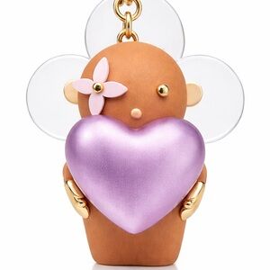Purple Heart Bag Charm Perfect Valentines Gift Cute Vivienne Charm
